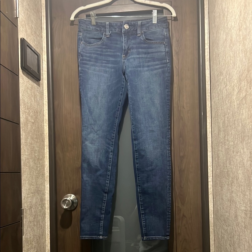 American Eagle Outfitters Blue Skinny Jeans